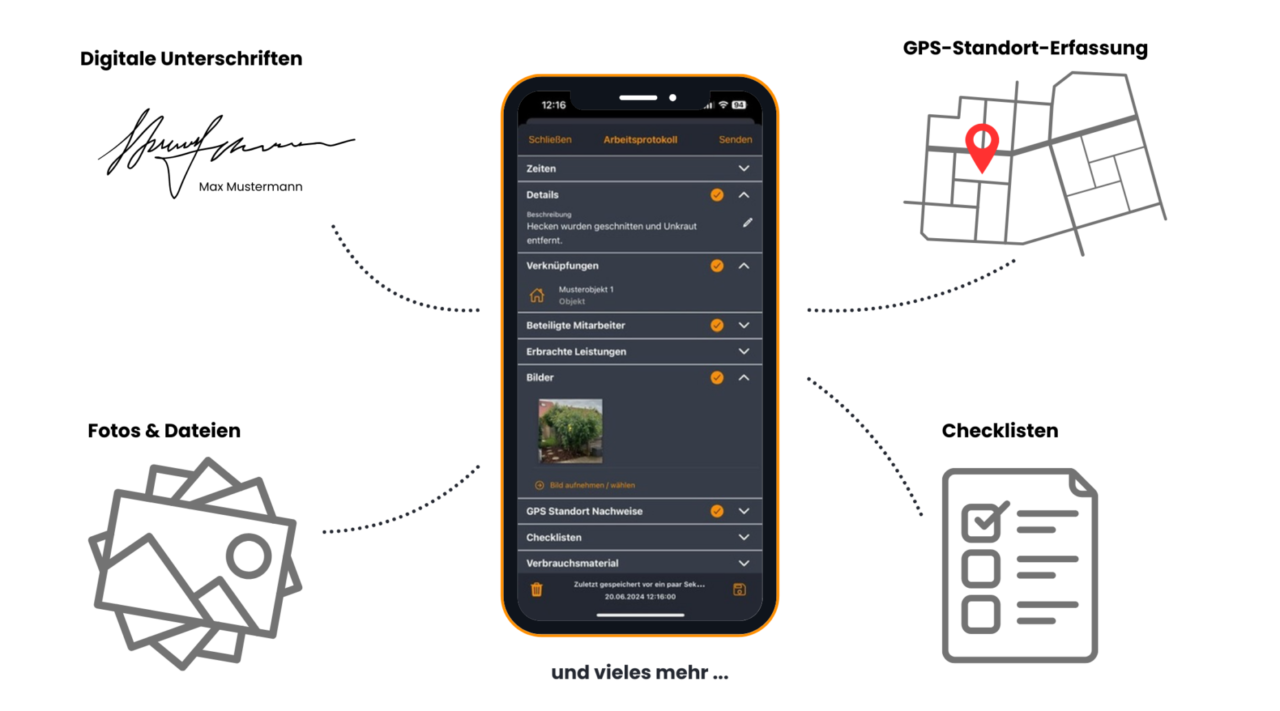 Übersicht Hausmeisterapp