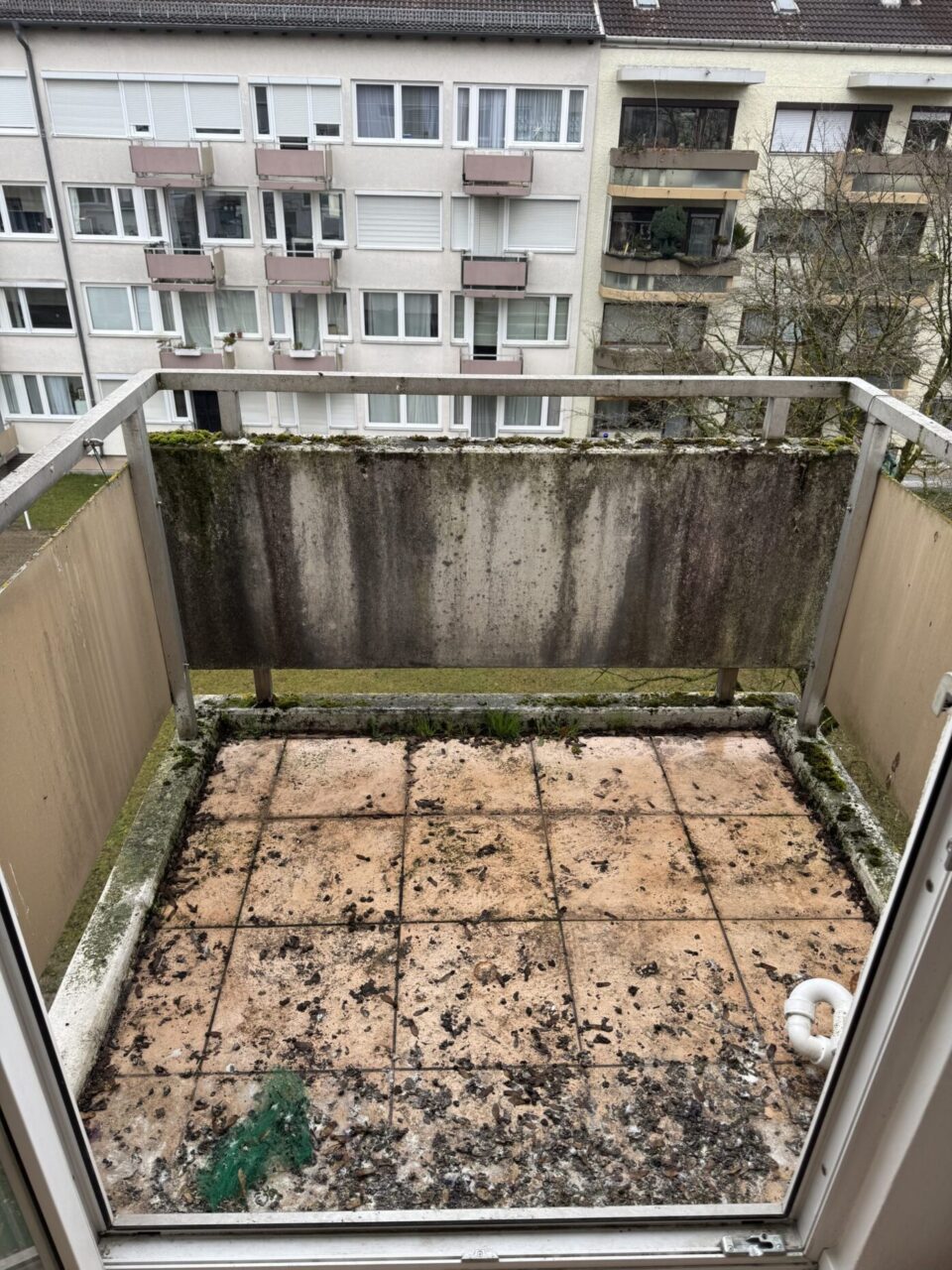 Vorher Bauendreinigung Moosach